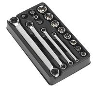 Sealey AK61801 Trx-star 3/8"sq Drive Socket and Spanner Set 16pc