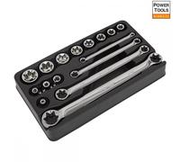Sealey AK61801 16pc TRX-Star* 3/8"Sq Drive Socket & Spanner Set