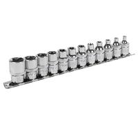 Sealey TRX-Star* Socket Set12 Piece 3/8" Square Drive E4-E20
