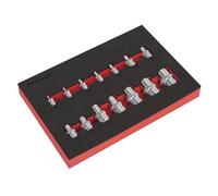 Sealey AK61807 Premier TRX-Star Socket Set 1/4", 3/8" & 1/2"Sq Drive 14pc