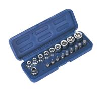 Sealey AK6191 Premier TRX-Star Socket & Bit Set 3/8"Sq Drive 19pc