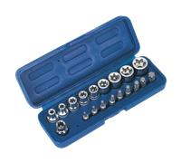 TRX-Star* Socket & Bit Set 19pc 3/8"Sq Drive