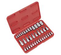 Sealey AK6197 Premier TRX-Star Socket & Security Socket Bit Set 1/4", 3/8" &