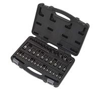 Sealey AK6197B Premier Black Bit Set Male Female TRX-Star Torx Bits T8-T60 E4-E2