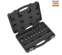Sealey AK6197B Premier Black Bit Set Male Female TRX-Star Torx Bits T8-T60 E4-E2