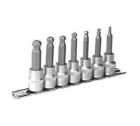 Sealey Hex Ball-end Socket Bit Set7 Piece Metric 3/8" Square Drive 62mm