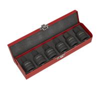 Sealey AK6217 Premier Hex Impact Socket Bit Set 3/4"Sq Drive 6pc
