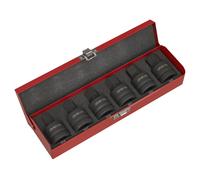 Sealey AK6217 Premier Hex Impact Socket Bit Set 3/4"Sq Drive 6pc