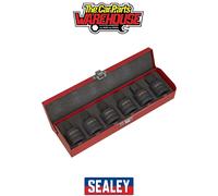 Sealey Ak6217 Hex Socket Bit Set 6Pc 3/4Sq Drive