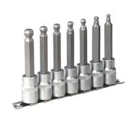 Sealey AK622 Premier Ball-End Hex Socket Bit Set 1/2"Sq Drive 7pc