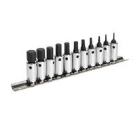 Sealey Hex Socket Bit Set AK62251 - 11pc 1/4" Sq Drive Metric
