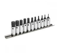 Sealey Hex Socket Bit Set AK62251 - 11pc 1/4" Sq Drive Metric