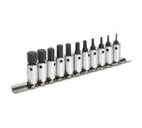 Sealey AK62251 Premier Hex Socket Bit Set 1/4"Sq Drive11pc