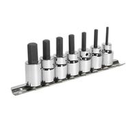 Sealey AK62253 Premier Hex Socket Bit Set 3/8"Sq Drive 7pc