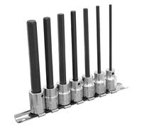 Sealey AK62254 Premier Hex Socket Bit Set 3/8"Sq Drive 110mm 7pc