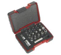 Sealey AK6226 Premier TRX-P & TRX-TS Security Bit Set 1/4" & 3/8"Sq Drive 23pc