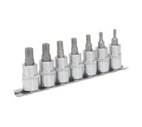 Sealey AK6232 Ribe Socket Bit Set 7Pc 3/8inSq Drive 50Mm