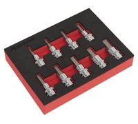Sealey AK6240 9PC 3/8"Sq Drive Hex Key Socket Bit Set - Metric
