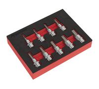 Sealey Hex Key Socket Bit Set 9pc Metric 3/8"Sq Drive