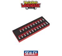 Sealey AK6243 Premier TRX-Star/Hex/Spline Socket Bit Set 3/8"Sq Drive 22p