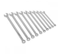 Sealey AK6310 Combination Spanner Set 10Pc Extra-Long Metric