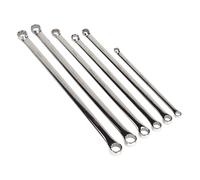 Sealey Extra-Long Double End Ring Spanner Set 7pc
