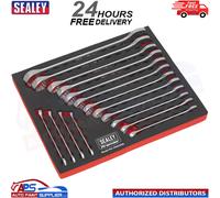 SEALEY AK63255 16PC METRIC COMBINATION SPANNER WRENCH RING OPEN SET IN EVA TRAY