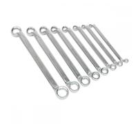 Offset Double End Ring Spanner Set 8pc Metric
