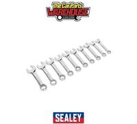 WallDrive Combination Spanner Set 10pc Stubby Metric Heavy Duty Spanners AK633