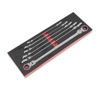 Sealey AK63832 Premier Extra-Long Flexi-Head Double End Ratchet Ring Spanner