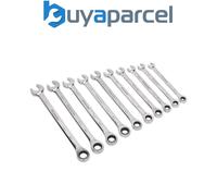 Sealey AK63914 Premier Extra-Long Combination Ratchet Spanner Set 10pc