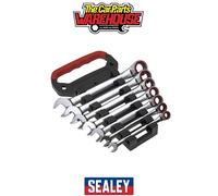 Sealey Ratchet Combination Spanner Set 7 Pieces Metric - AK63941