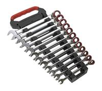 Sealey AK63944 Reversible Ratchet Combination Spanner Set 12pc Metric