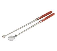 Sealey Pick-Up & Inspection Mirror Set AK6527 – Telescopic Magnetic – 2pc
