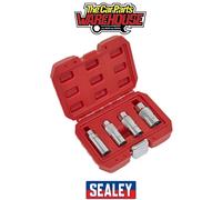 Sealey Spark Plug Socket Set AK6556 - 4pc 3/8" Sq Drive