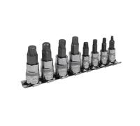 Sealey AK65600 Premier Lock-On™ Hex Socket Bit Set 1/4" & 3/8"Sq Drive 8pc