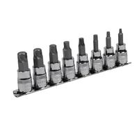Sealey AK65601 Hex Socket Bit Set Lock-On™ 8Pc 3/8inSq Drive Metric