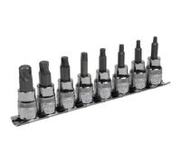 Sealey Hex Socket Bit Set AK65603 – 8pc 3/8" Sq Drive Lock-On™ – Imperial