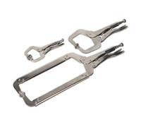 Sealey Ak66 Locking C-Clamp Set 3Pc