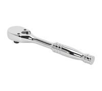 Sealey Ak660Df Ratchet Wrench 1/4In Sq Drive Dust-Free Pear-Head Flip Reverse
