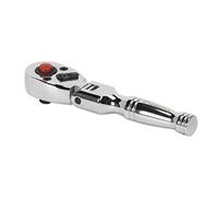 Sealey Ratchet Wrench Flexi-head Stubby 1/4" Square Drive