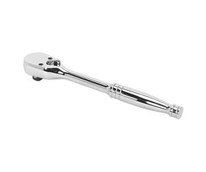 Sealey Ak661Df Ratchet Wrench 3/8In Sq Drive Dust-Free Pear-Head Flip Reverse