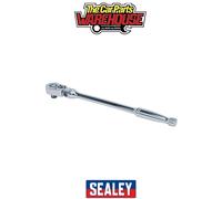 Sealey Ak661F Ratchet Wrench Flexi-Head 300Mm 3/8Sq Drive Pear-Head Flip Reverse