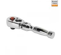 Sealey Ratchet Wrench Flexi-Head Stubby 3/8" Square Drive Flex Ratchet Wrench