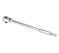 Sealey AK662L Ratchet Wrench Long Pattern 375Mm 1/2inSq Drive Pear-Head Flip Reverse