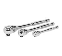 Sealey AK6672 3 Piece Ratchet Wrench Set