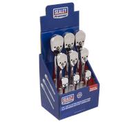 Sealey AK6672DB Premier Pear-Head Ratchet Wrenches with Flip Reverse 1/4", 3