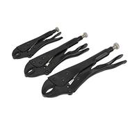 Sealey Ak668 Locking Pliers Set 3Pc Rust Resistant