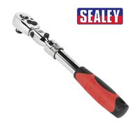 Sealey AK6681 Flexi-Head Ratchet Wrench 3/8"Sq Drive Extendable
