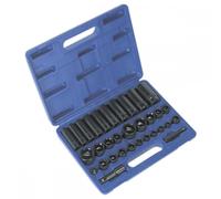 Sealey AK681 Impact Socket Set 32Pc Standard/Deep 3/8in & 1/2inSq Drive Metric/Imperial